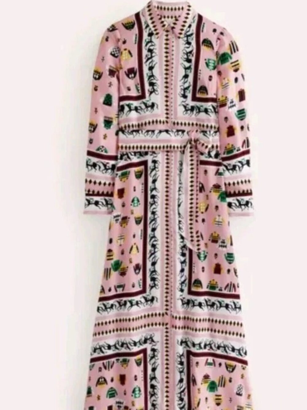 ISO Boden Claudia Maxi Shirt Dress